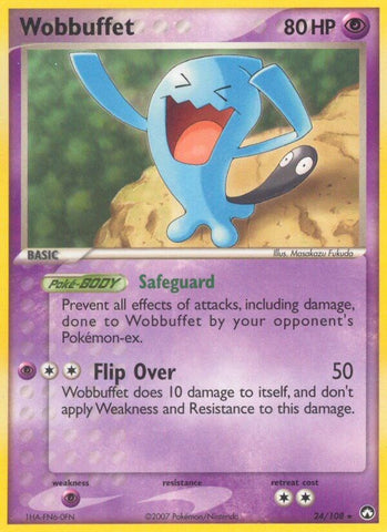 Wobbuffet (24/108) (Stamped) [EX: Power Keepers]