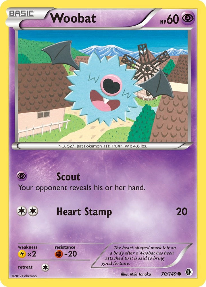 Woobat (70/149) [Black & White: Boundaries Crossed]