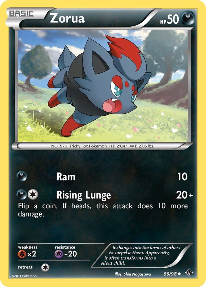 Zorua (66/98) [Black & White: Emerging Powers]