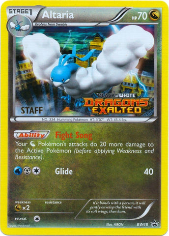 Altaria (BW48) (Staff Prerelease Promo) [Black & White: Black Star Promos]