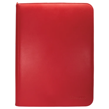 Ultra PRO - Vivid 9-Pocket Zippered PRO-Binder - Red