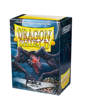 Dragon Shield Sleeves Matte Black 100CT