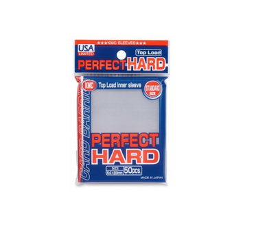 KMC Perfect Fit Hard Sleeves Clear 50CT